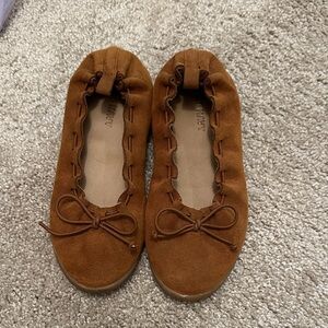 Old Navy Brown Kids Moccasins with Bow